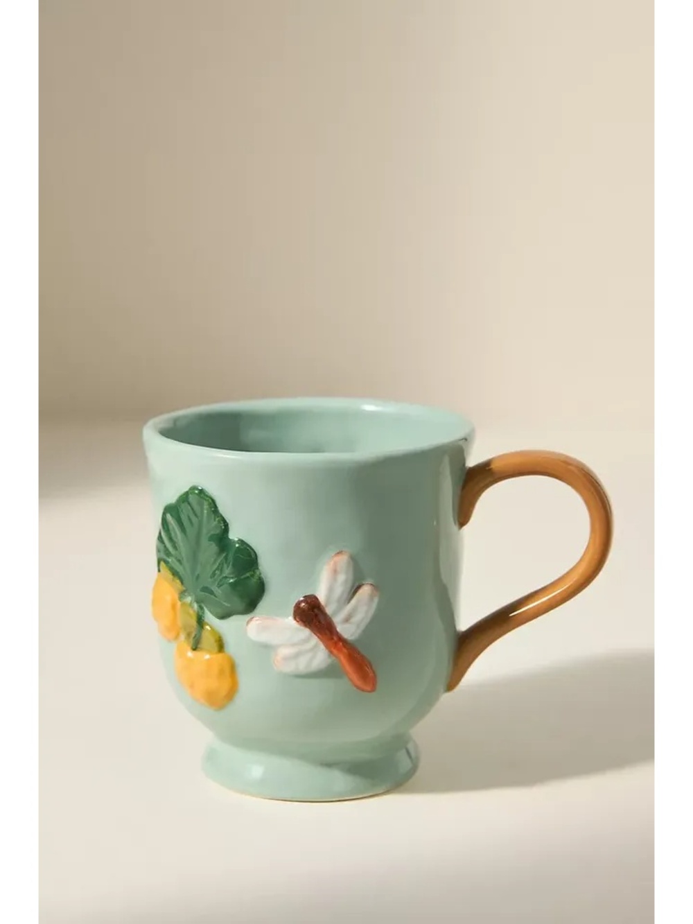 Anthropologie Mug Faye Icon Stoneware Fall Edition Coffee Cup NIB (mug 1)